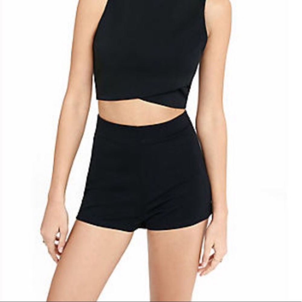 Express high waisted shorts
